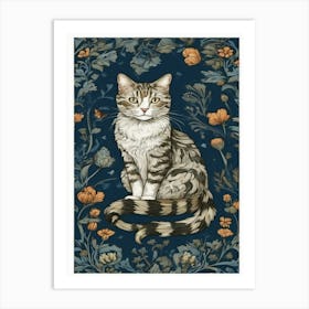 William Morris Cat 1 Art Print