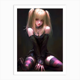 Misa Amane Death Note Art Print