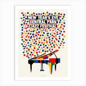 NY Jazz Festival Art Print