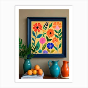 Flowers In A Vase 25 Art Print