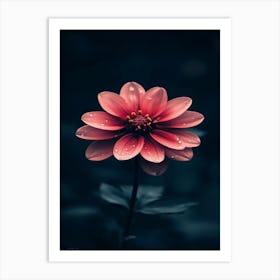 Dalmatian Flower Art Print