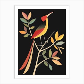 Bird On A Branch 16 Art Print