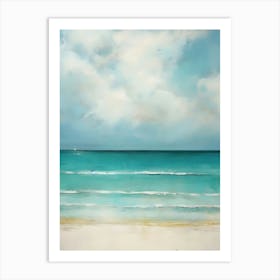 Beach At Sunrise Art Print