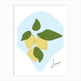 Lemons Art Print