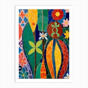 Mosaic Garden Art Print