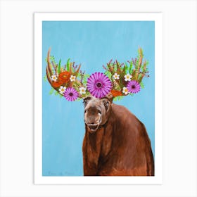Frida Kahlo Moose Art Print