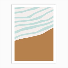 Abstract Beach Art Print