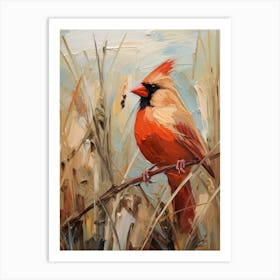Bird Painting Cardinal 4 Art Print