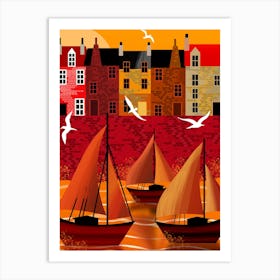 Red Sails 2 Art Print