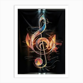 Music Clef 7 Art Print