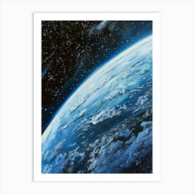 Earth From Space 2 Art Print