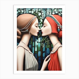 Angela S Love Story 3 Art Print