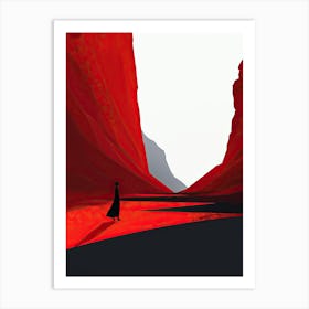 Nevada, Minimalism Art Print