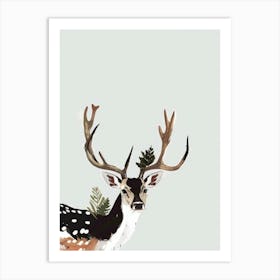 Deer Print 4 Art Print