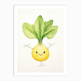 Friendly Kids Turnip 2 Art Print