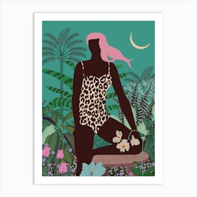 Jungle Goddess Art Print