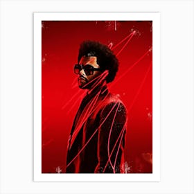 the weeknd 4 Art Print