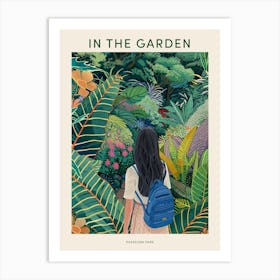 In The Garden Poster Pukekura Park New Zealand 1 Art Print