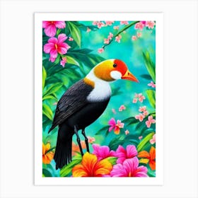 Coot 1 Tropical bird Art Print