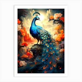 Peacock 2 Art Print