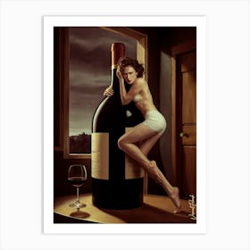 Red Wine Fetish Art Print