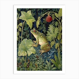 Frog In The Forest Art Print