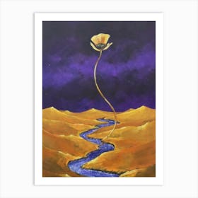 Flower Of The Desert Art Print