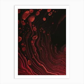 Blood Red 1 Art Print