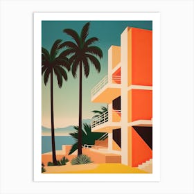 Acapulco, Mexico, Bold Outlines 1 Art Print