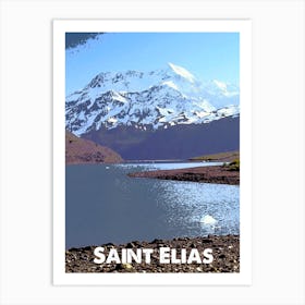 Mount Saint Elias, Mountain, Alaska, Nature, Climbing, Wall Print, Art Print