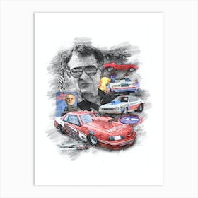 Bob Glidden Portrait Art Print