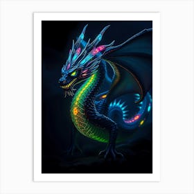 Dragon Hd Wallpaper Art Print