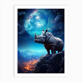 Rhinoceros Art Print