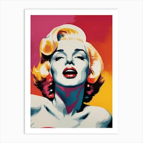 Marilyn Monroe Portrait Pop Art (27) Art Print