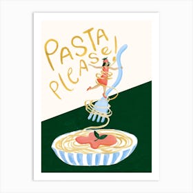 Pasta Please Modern Art Print