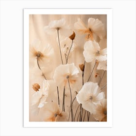 Boho Dried Flowers Poppy 5 Art Print