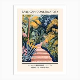 Barbican Conservatory London Parks Garden 3 Art Print