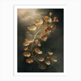 Smoke And Flowers Art Print