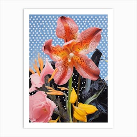 Surreal Florals Daffodil 1 Flower Painting Art Print