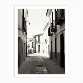 Granada, Spain, Photography In Black And White 1 Art Print