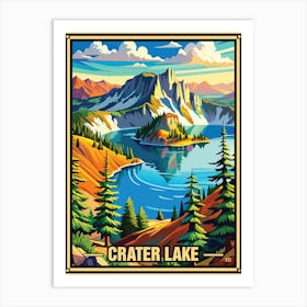 Crater Lake National Park Art Print