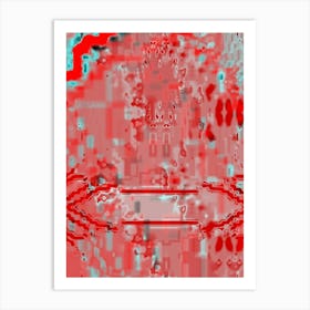 Abstract Red Abstract Art Print