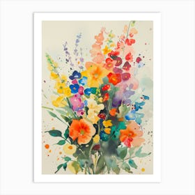 Flowers In A Vase 30 Art Print