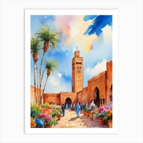 Marrakech, Morocco Art Print