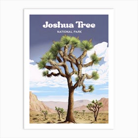 Joshua Tree National Park California Nature Travel Art Art Print