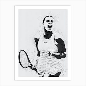 Aryna Sabalenka Art Print