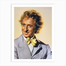 Gene Wilder Retro Collage Movies Art Print