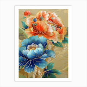 Chinese Flower Painting 20 Art Print