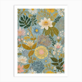 Floral Feast Art Print