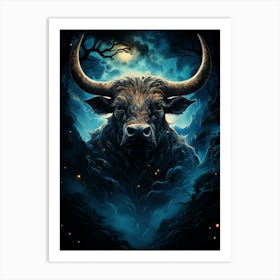 A Bull Art Print